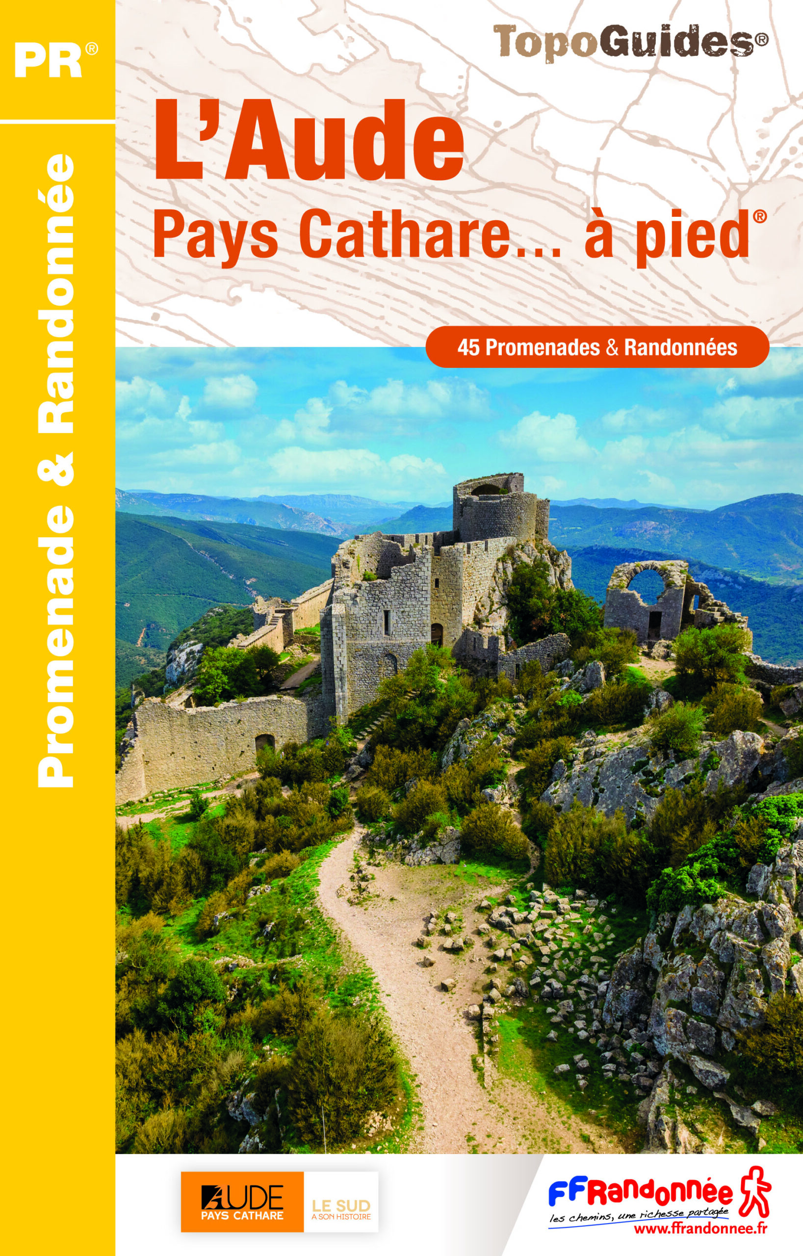 Topo Guide – L’Aude, Pays Cathare… à pied® (PR)