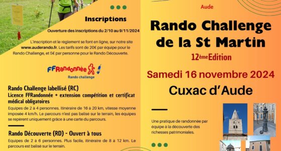 Inscriptions Rando Challenge